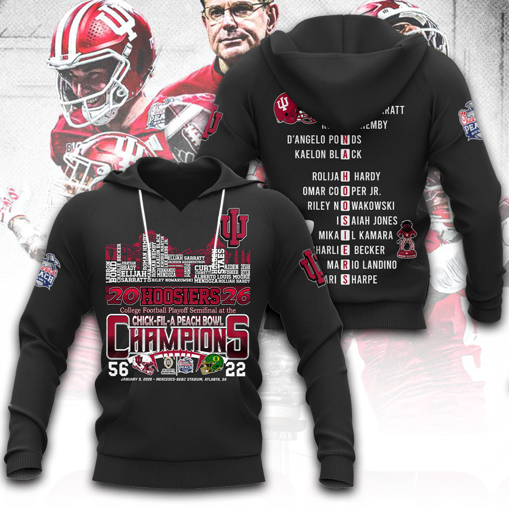Indiana Hoosiers Football 3D Apparel – TANTN20161
