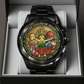 The Legend of Zelda 40th Anniversary Black Stainless Steel Watch – TANTN20249