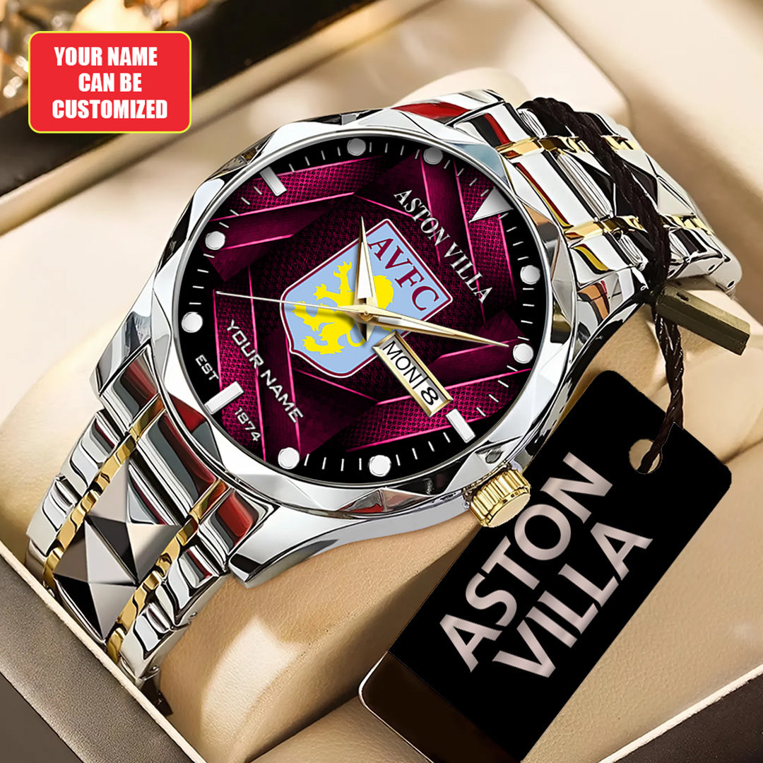 Personalized Aston Villa Alloy Luxury Quartz Watch – TANTN20268