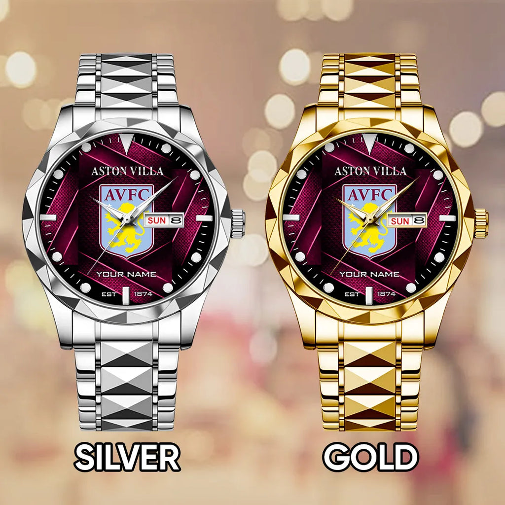 Personalized Aston Villa Alloy Luxury Quartz Watch – TANTN20268