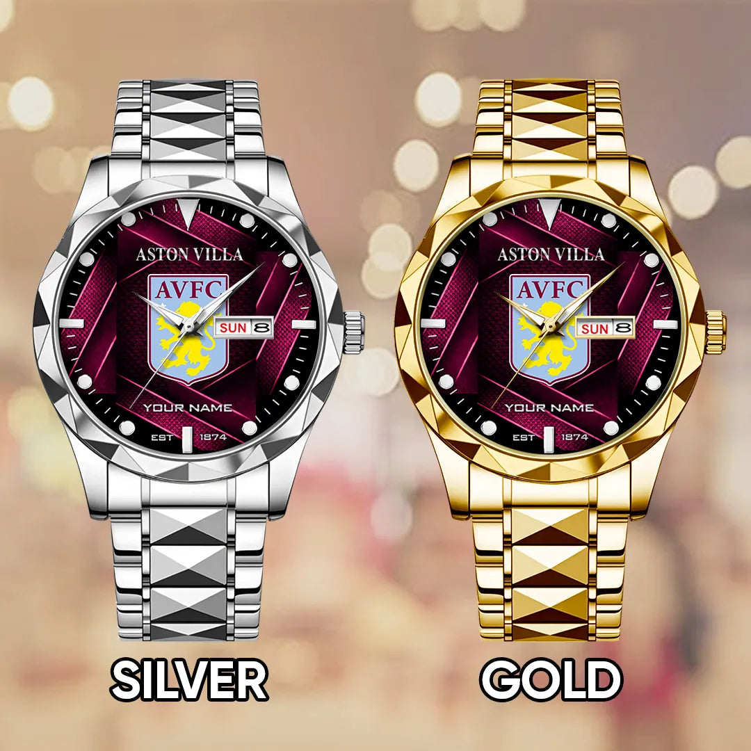 Personalized Aston Villa Alloy Luxury Quartz Watch – TANTN20268