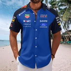 Red Bull Racing x Max Verstappen 2026 Short Sleeve Button-Down Shirt – TANTN20354