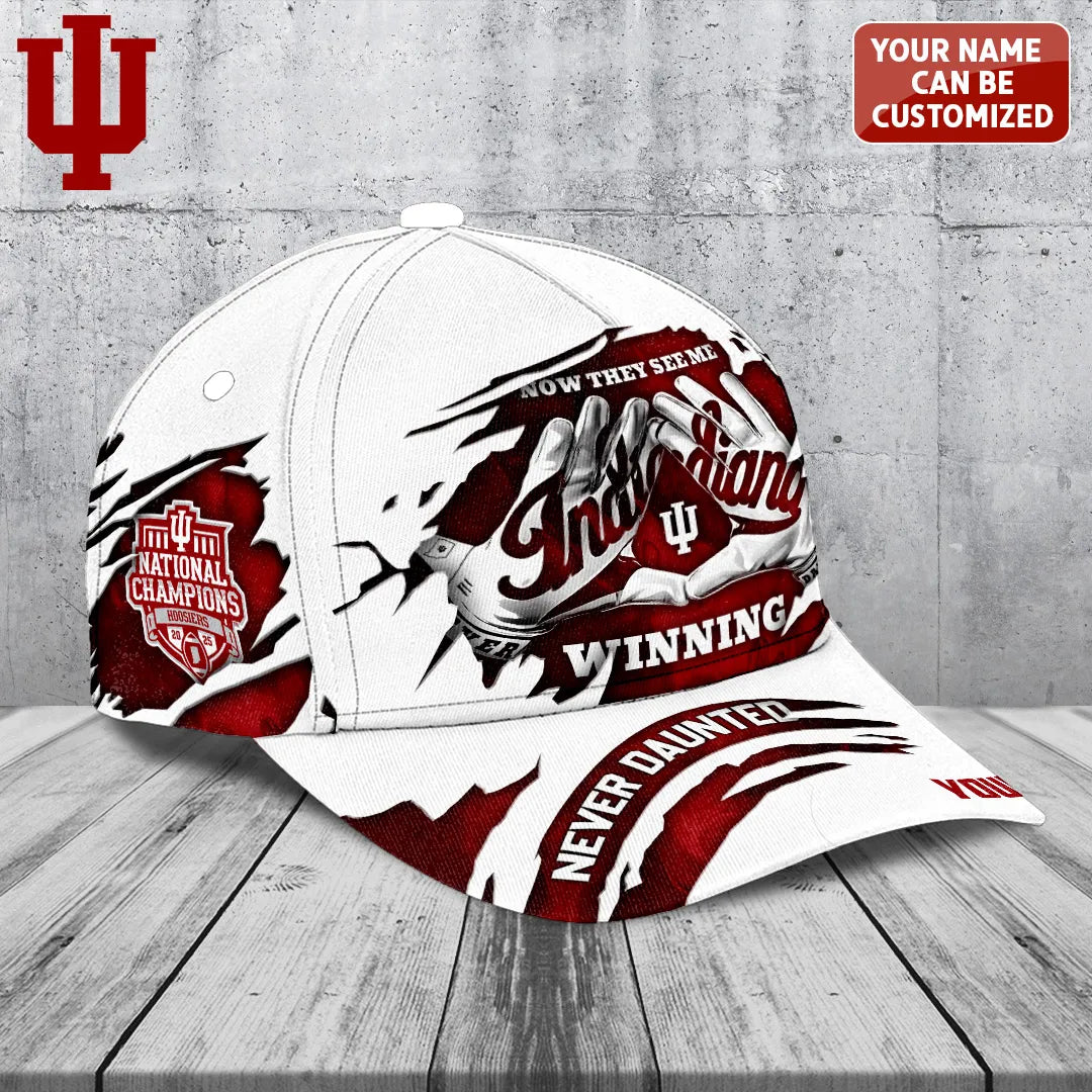 Personalized Indiana Hoosiers Football 2025 National Champions Classic Cap – TANTN20517