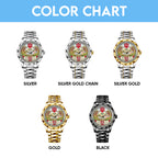 Indiana Hoosiers Football 2025 National Champions Alloy Luxury Quartz Watch – TANTN20469