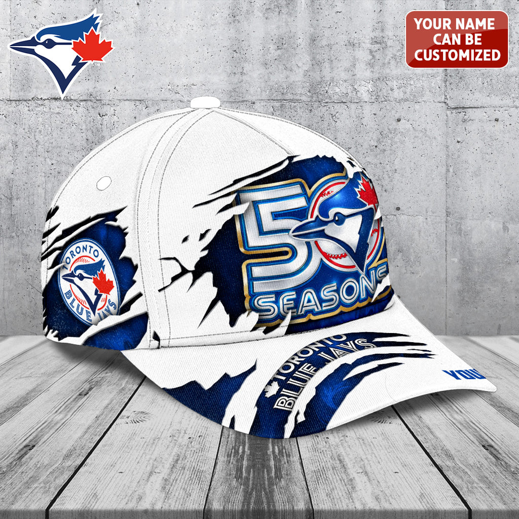 Personalized Toronto Blue Jays 50th Anniversary Classic Cap – TANTN20518