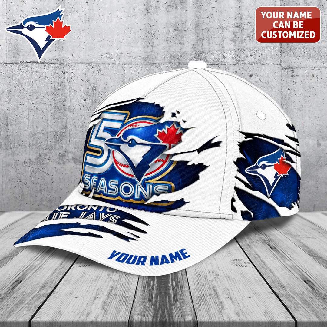Personalized Toronto Blue Jays 50th Anniversary Classic Cap – TANTN20518