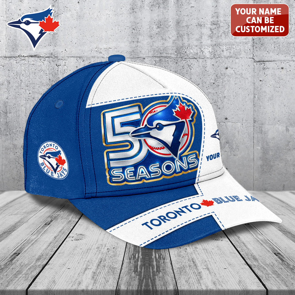 Personalized Toronto Blue Jays 50th Anniversary Classic Cap – TANTN20572