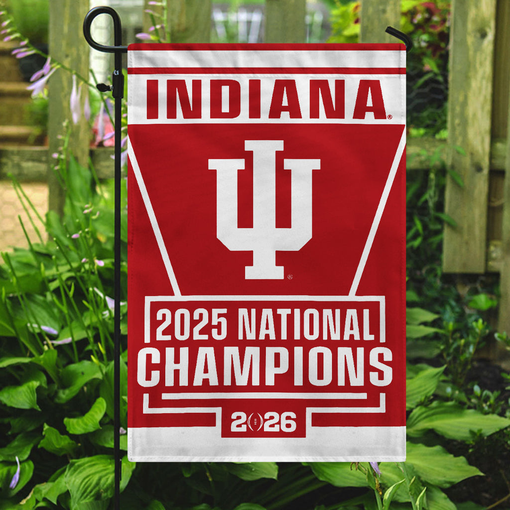 Indiana Hoosiers Football 2025 National Champions Double-side Garden Flag – TANTN20691