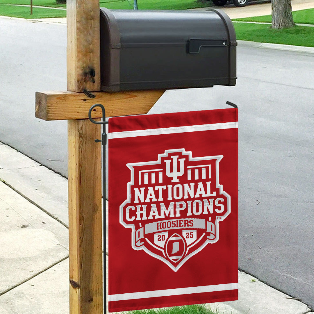 Indiana Hoosiers Football 2025 National Champions Double-side Garden Flag – TANTN20691