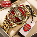 Personalized Arsenal FC 140th Anniversary Alloy Luxury Quartz Watch – TANTN20760