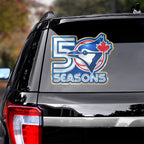 Toronto Blue Jays 50th Anniversary 3D Car Sticker – TANTN20762