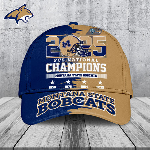 Montana State Bobcats Football 2025 National Champions Classic Cap – TANTN20776