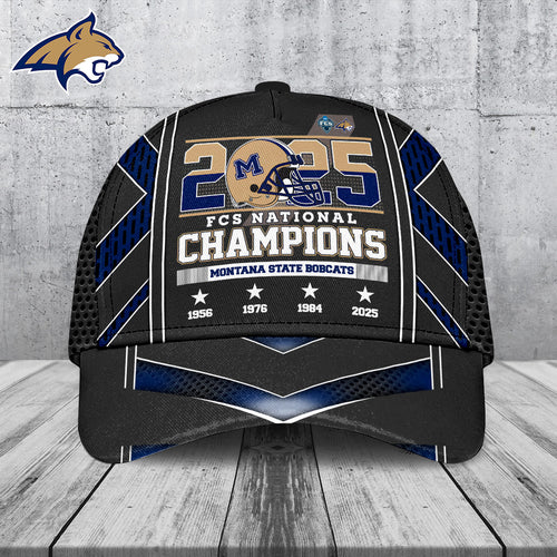 Montana State Bobcats Football 2025 National Champions Classic Cap – TANTN20777