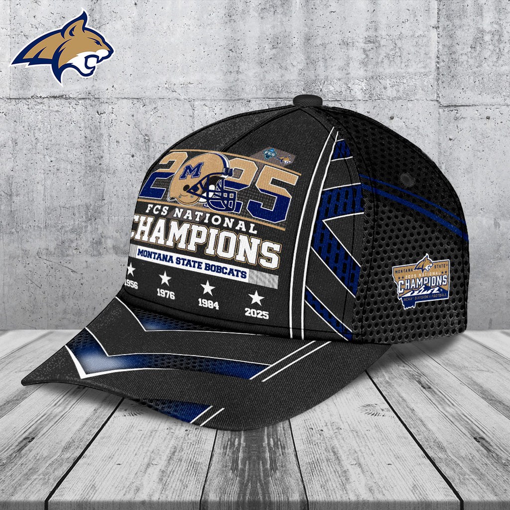 Montana State Bobcats Football 2025 National Champions Classic Cap – TANTN20777