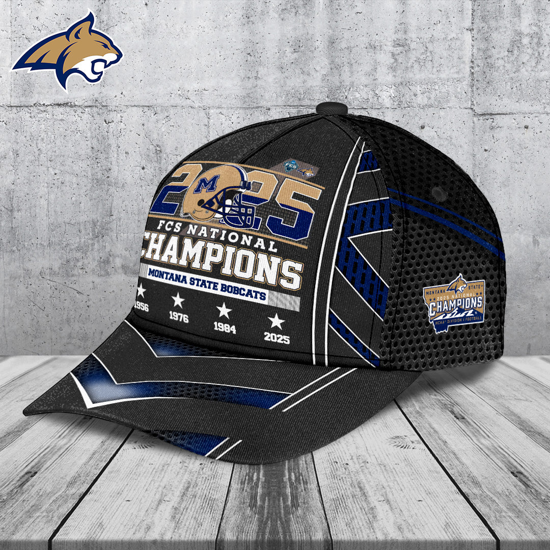 Montana State Bobcats Football 2025 National Champions Classic Cap – TANTN20777