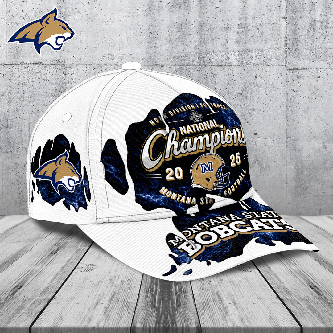 Montana State Bobcats Football 2025 National Champions Classic Cap – TANTN20780
