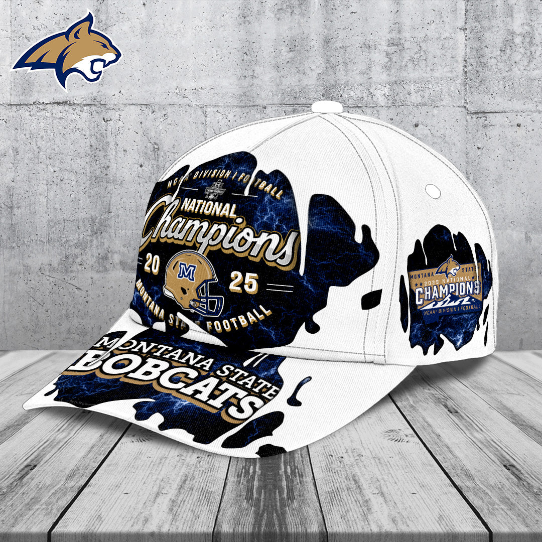 Montana State Bobcats Football 2025 National Champions Classic Cap – TANTN20780