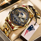 New England Patriots Alloy Luxury Quartz Watch – TANTN20833