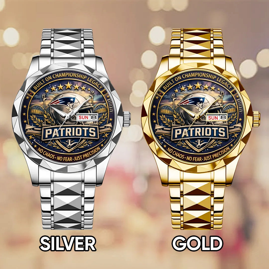 New England Patriots Alloy Luxury Quartz Watch – TANTN20833