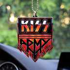 KISS Custom shape 2-sided Acrylic Car Ornament – TANTN20840