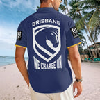 Brisbane Broncos 2026 Short Sleeve Button-Down Shirt – TANTN20876