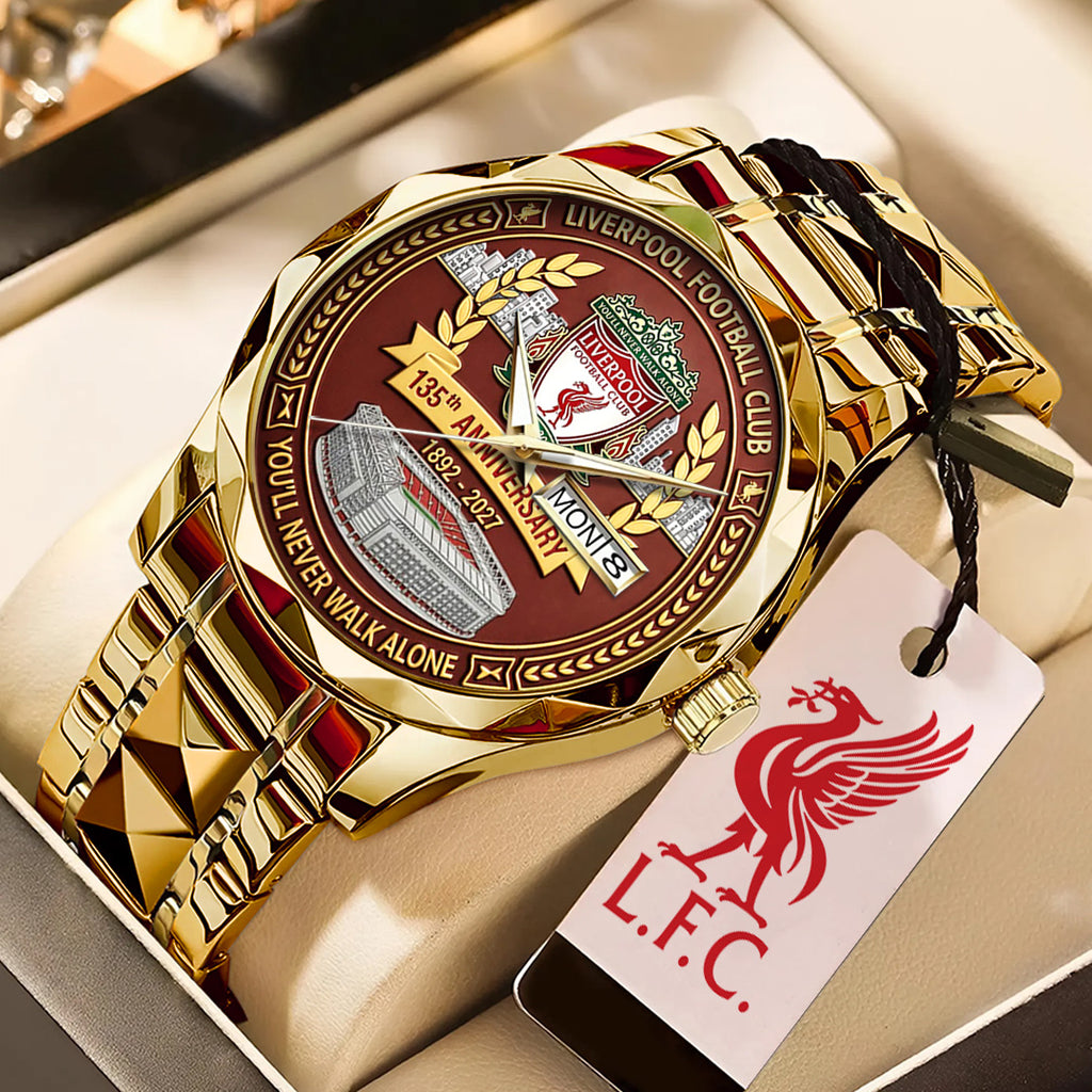 Liverpool FC 135th Anniversary 2027 Alloy Luxury Quartz Watch – TANTN20886