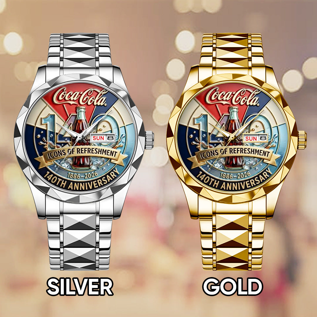Coca-Cola 140th Anniversary 2026 Alloy Luxury Quartz Watch – TANTN20906