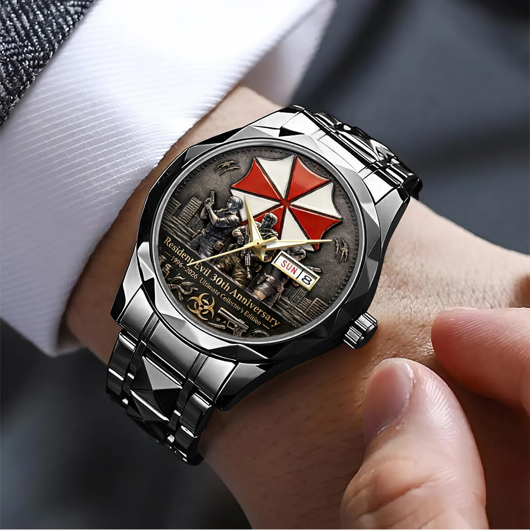 Resident Evil 30th Anniversary Alloy Luxury Quartz Watch – TANTN20934