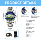 Seattle Seahawks 2025 Super Bowl LX Champions Alloy Luxury Quartz Watch – TANTN21008