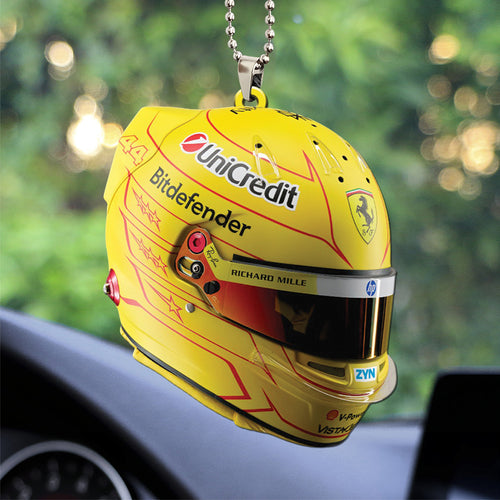 Scuderia Ferrari F1 Team x Lewis Hamilton 2026 Custom shape 2-sided Acrylic Car Ornament – TANTN21055