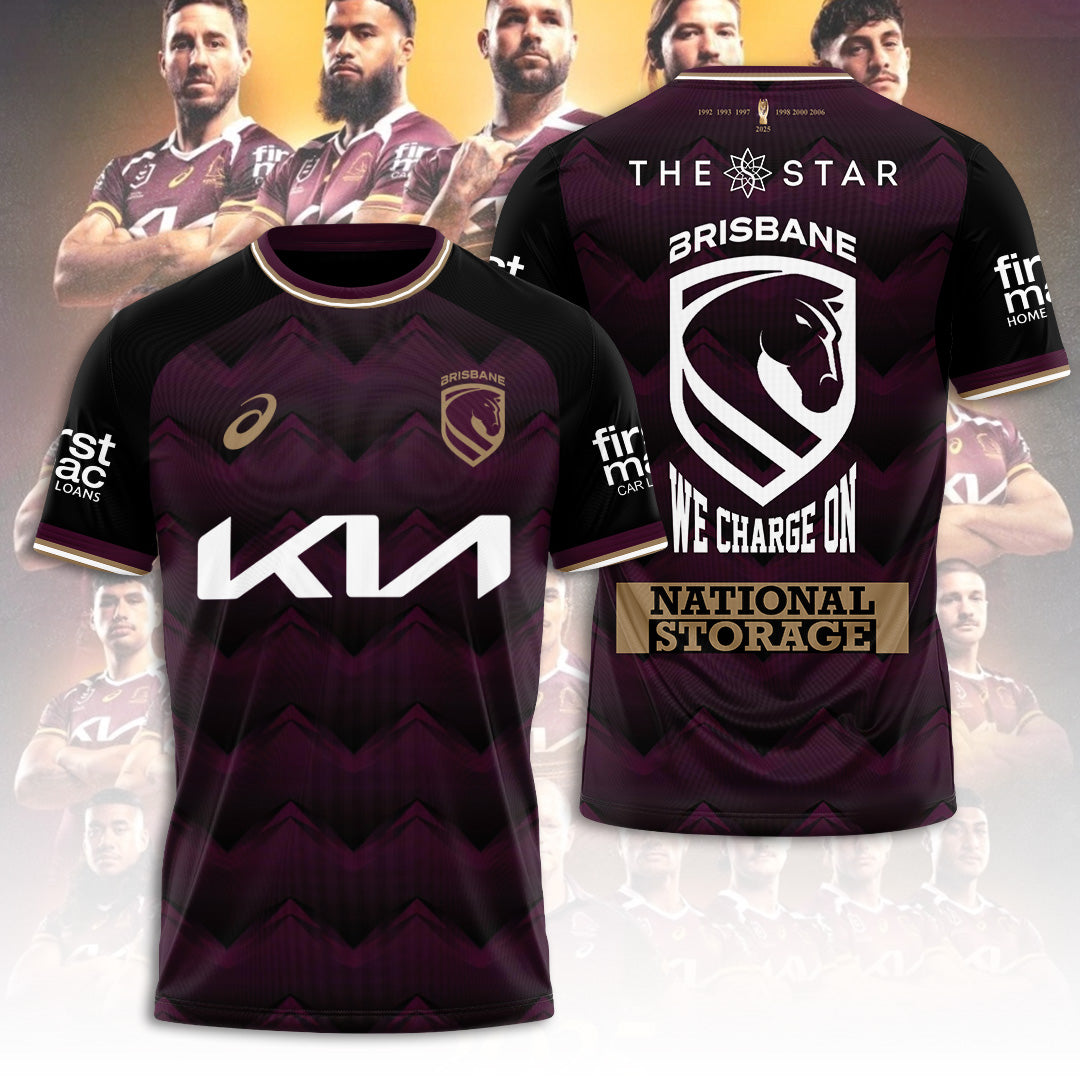 Brisbane Broncos 2026 Mens World Club 3D Apparel – TANTN21105