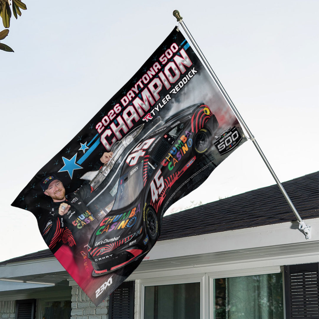 Tyler Reddick 2026 Daytona 500 Champion 3D Double-side House Flag – TANTN21128
