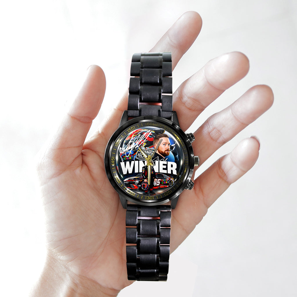 Tyler Reddick 2026 Daytona 500 Champion Black Stainless Steel Watch – TANTN21140