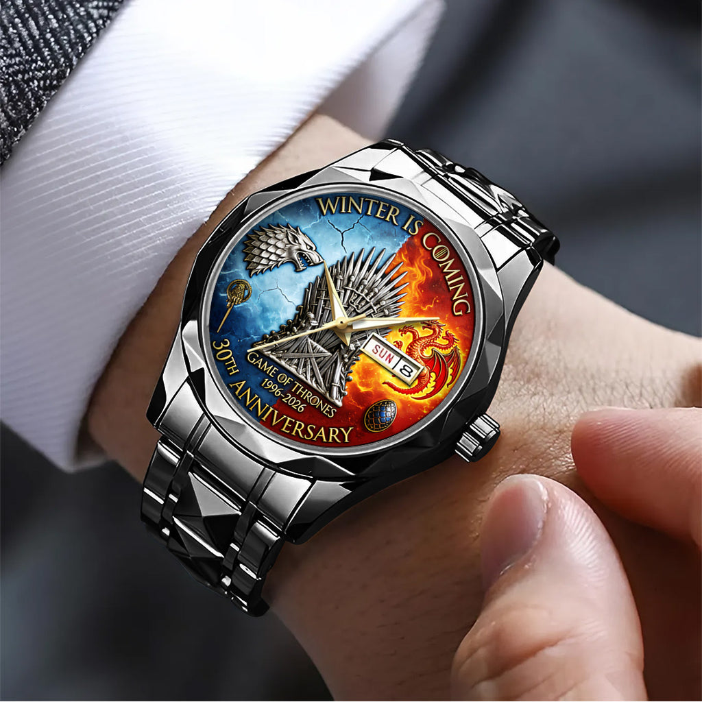 Game of Thrones 30th Anniversary 2026 Alloy Luxury Quartz Watch – TANTN21334