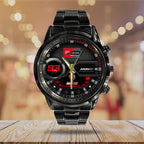Ducati Lenovo Team x Marc Márquez Black Stainless Steel Watch – TANTN21373