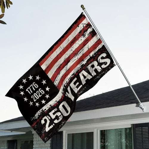 America250 3D Double-side House Flag – TANTN21402