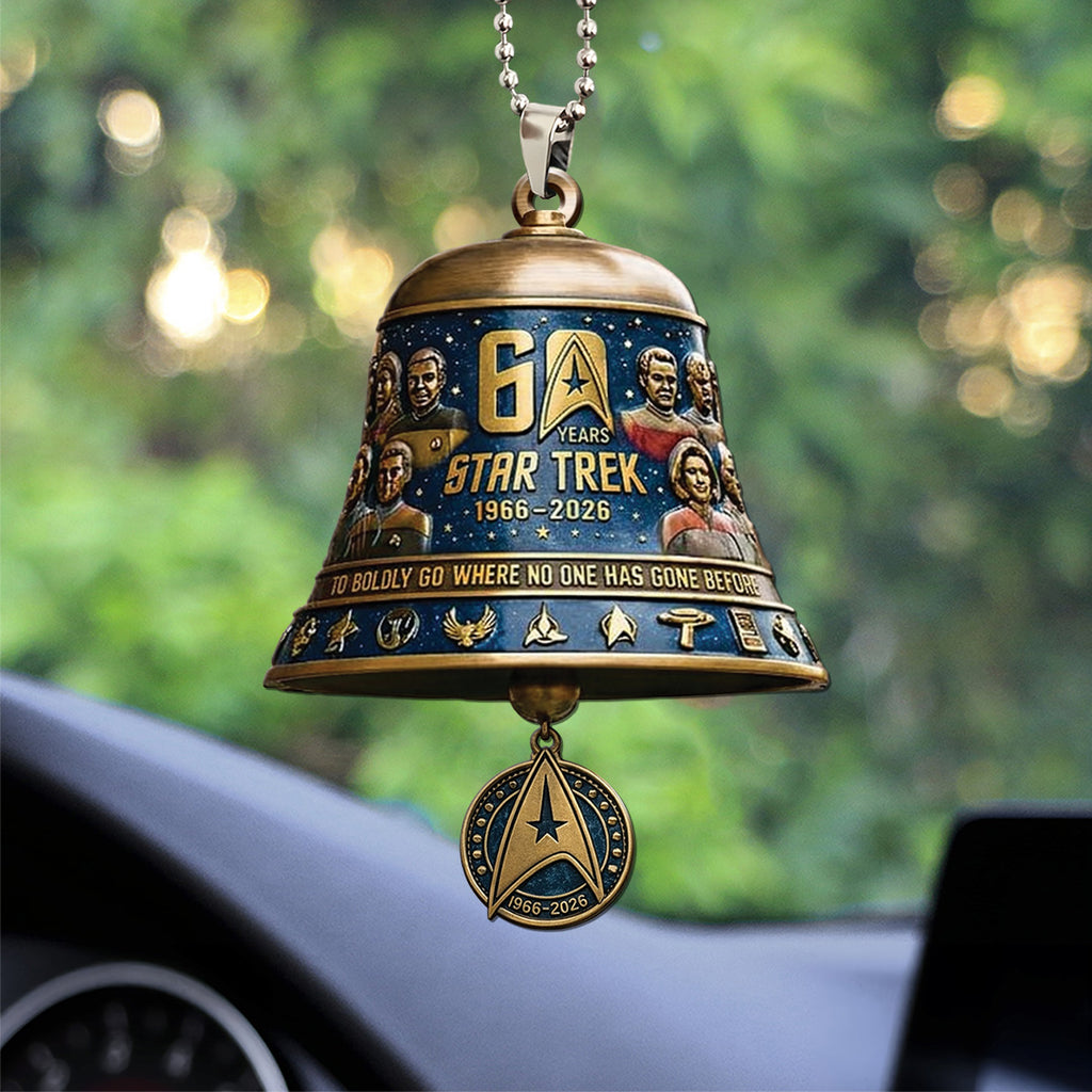 Star Trek 60th Anniversary Custom shape 2-sided Acrylic Car Ornament – TANTN21421
