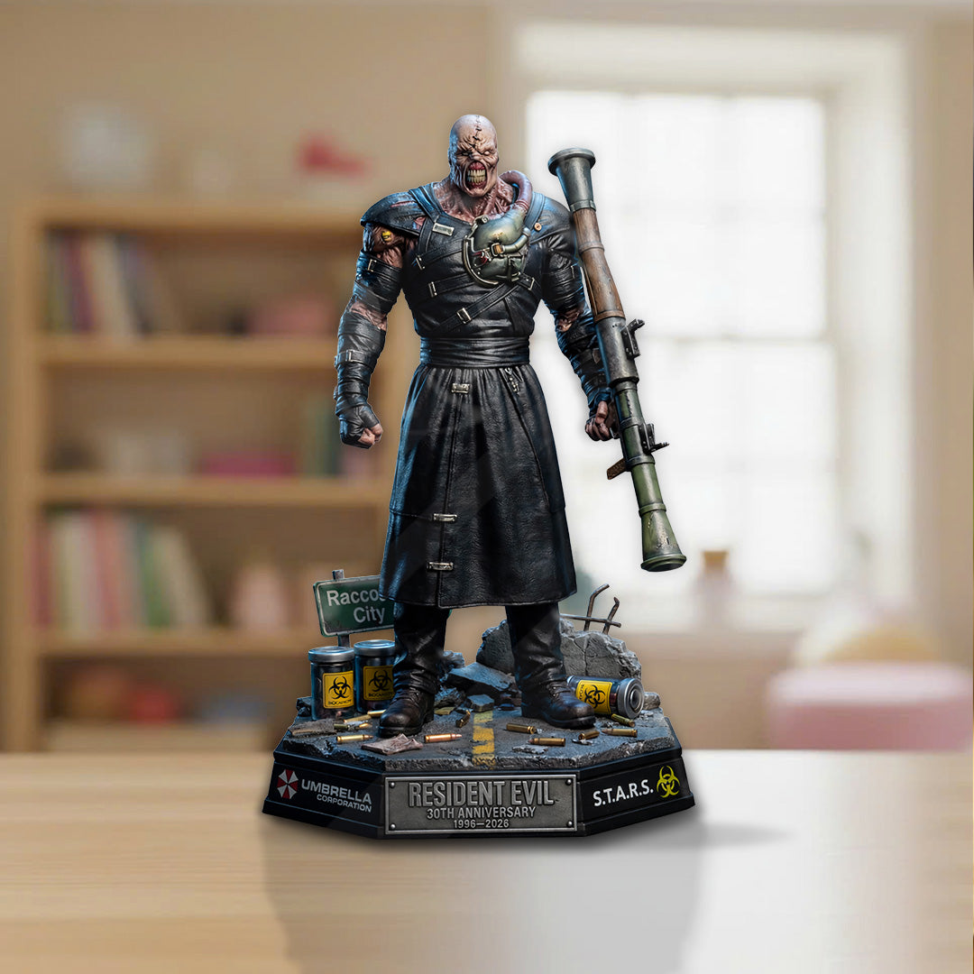 Resident Evil 30th Anniversary Custom Shape Acrylic Plaque – TANTN21444