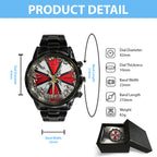 Resident Evil Black Stainless Steel Watch – TANTN21689