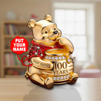 Personalized Winnie-the-Pooh 100th Anniversary Custom Shape Acrylic Plaque – TANTN21708