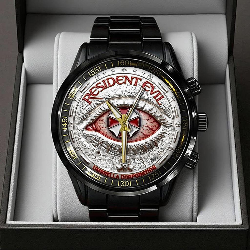 Resident Evil Black Stainless Steel Watch – TANTN21739