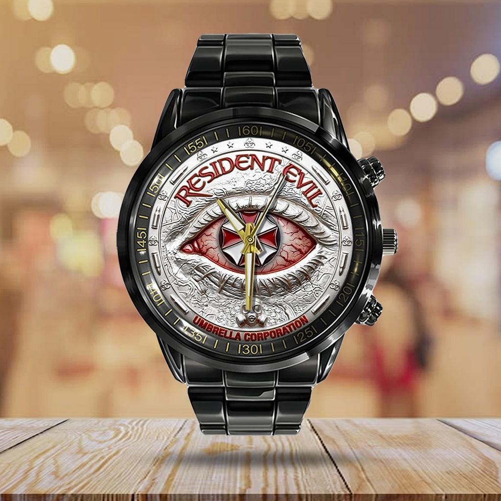 Resident Evil Black Stainless Steel Watch – TANTN21739
