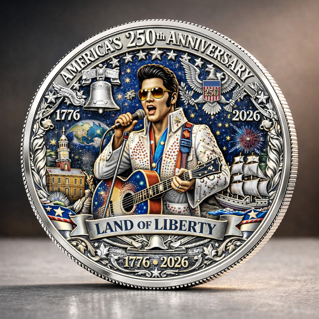 America250 x Elvis Presley Commemorative Coin – TANTN21744