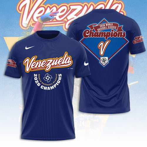 Venezuela 2026 World Baseball Classic Champions 3D Apparel – TANTN21751