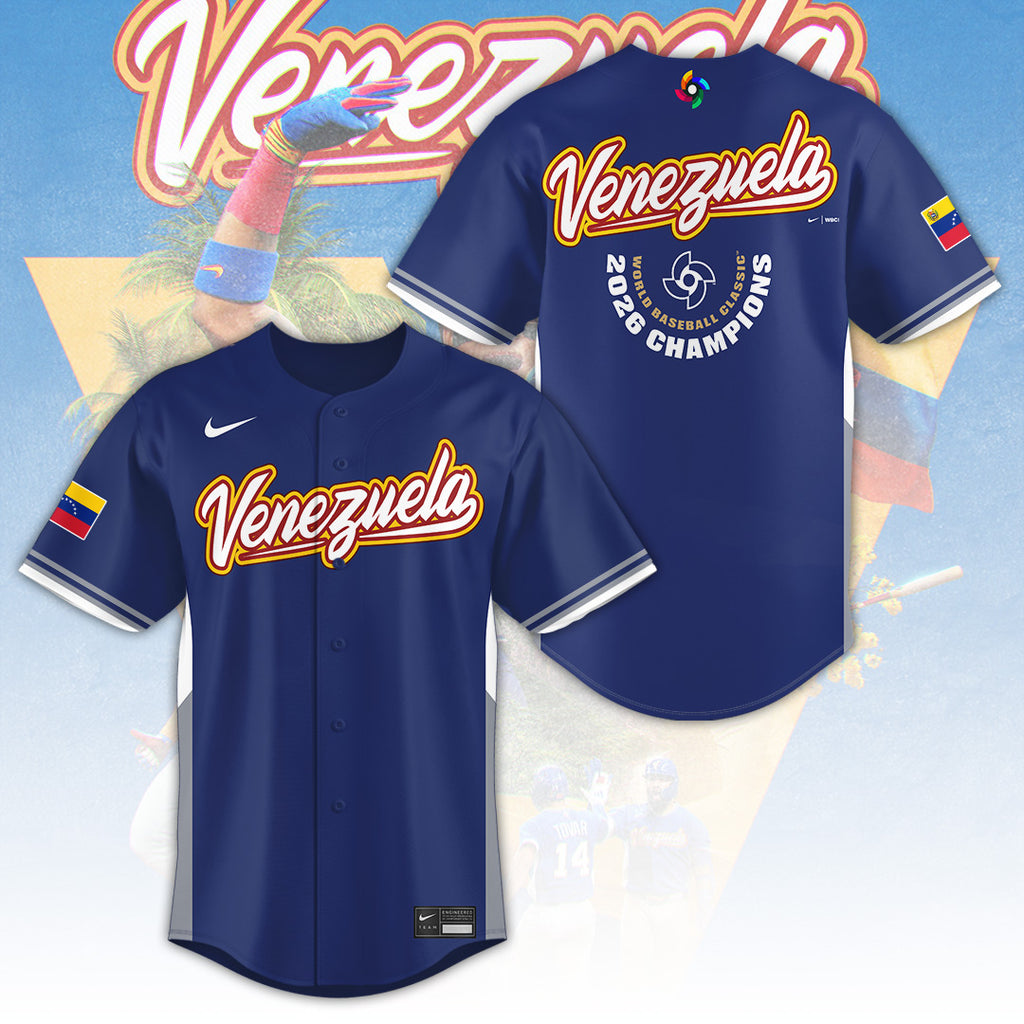 Venezuela World Baseball Classic 2026 Baseball Jersey – TANTN21754