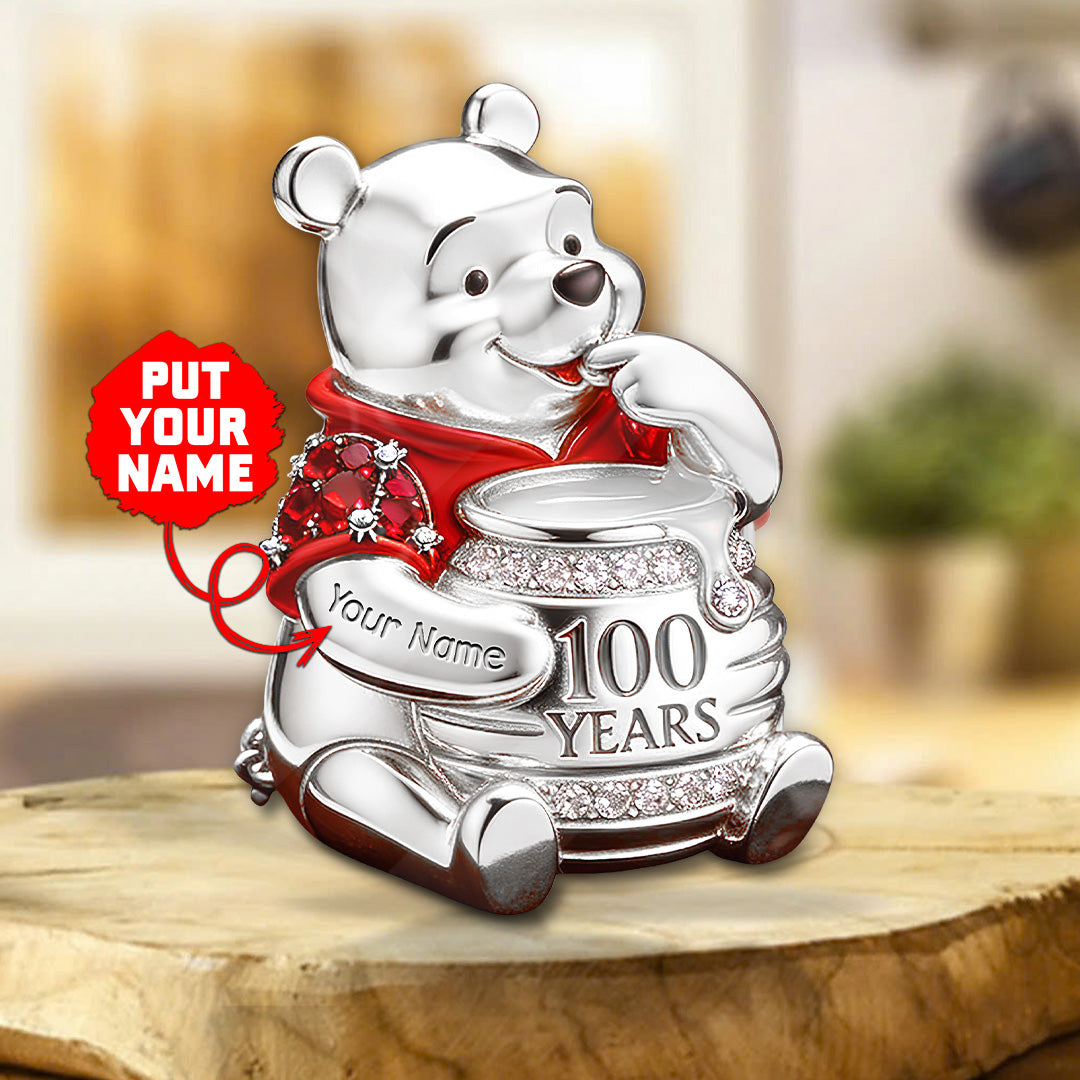 Personalized Winnie-the-Pooh 100th Anniversary Custom Shape Acrylic Plaque – TANTN21820