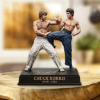 Chuck Norris Custom Shape Acrylic Plaque – TANTN21924