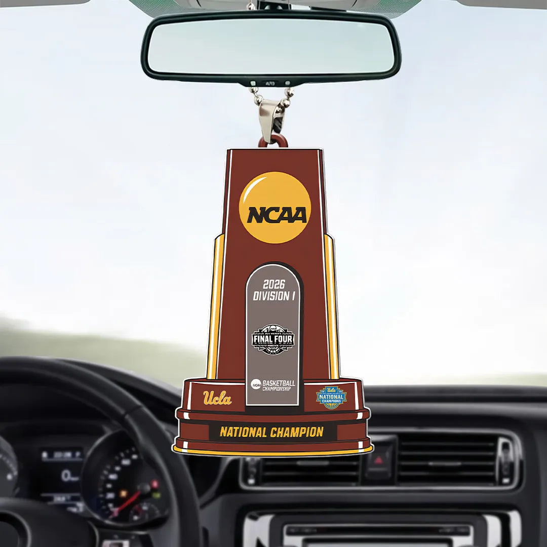 UCLA Bruins 2026 Women's Basketball National Champions Custom shape 2-sided Acrylic Car Ornament – TANTN22102