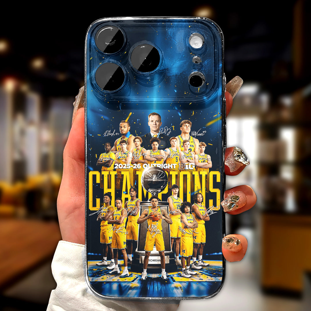 Michigan Wolverines 2026 Men's Basketball National Champions Phone Case – TANTN22151