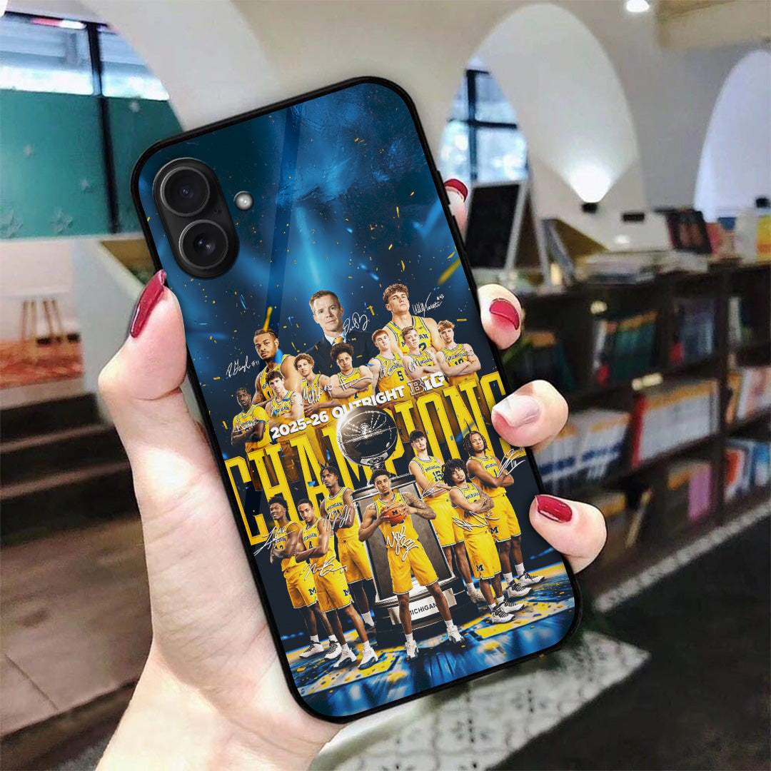 Michigan Wolverines 2026 Men's Basketball National Champions Phone Case – TANTN22151
